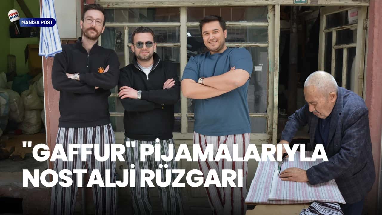 Pijamaları Giyip Geçmişe Yolculuk Yaptılar: Manisalı Doktorlardan 60 Yıllık Terziye Vefa