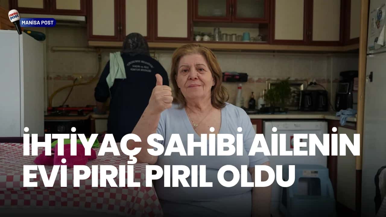 Başkan Balaban Sözünü Tuttu: İhtiyaç Sahibi Ailenin Evi Pırıl Pırıl Oldu