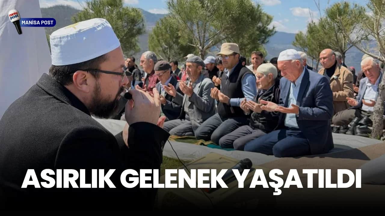 Sarıgöl’de Asırlık Gelenek Yaşatıldı: Kızılçukur’da Bereket İçin Eller Semaya Açıldı