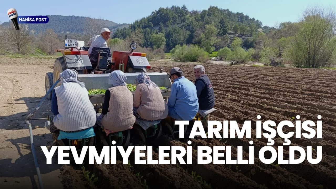 Selendi'de Tarım İşçisi Yevmiyeleri Belli Oldu: 2026 Yılı Ücreti 1400 TL
