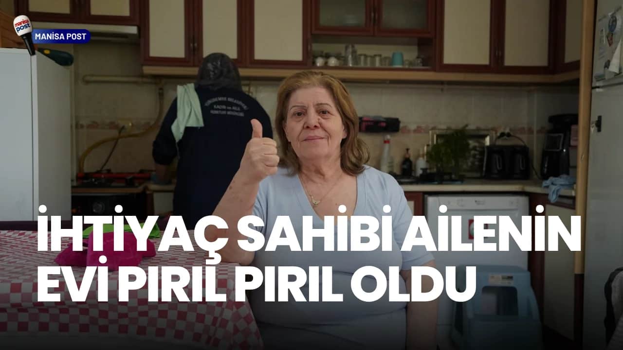 Başkan Balaban Sözünü Tuttu: İhtiyaç Sahibi Ailenin Evi Pırıl Pırıl Oldu