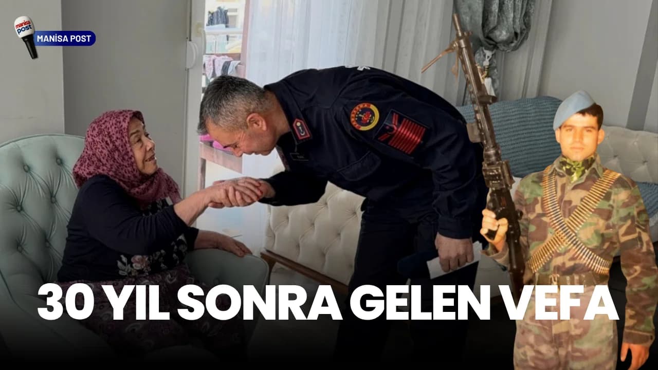 30 Yıl Sonra Gelen Vefa: Silah Arkadaşından Şehit Annesine Duygulandıran Ziyaret