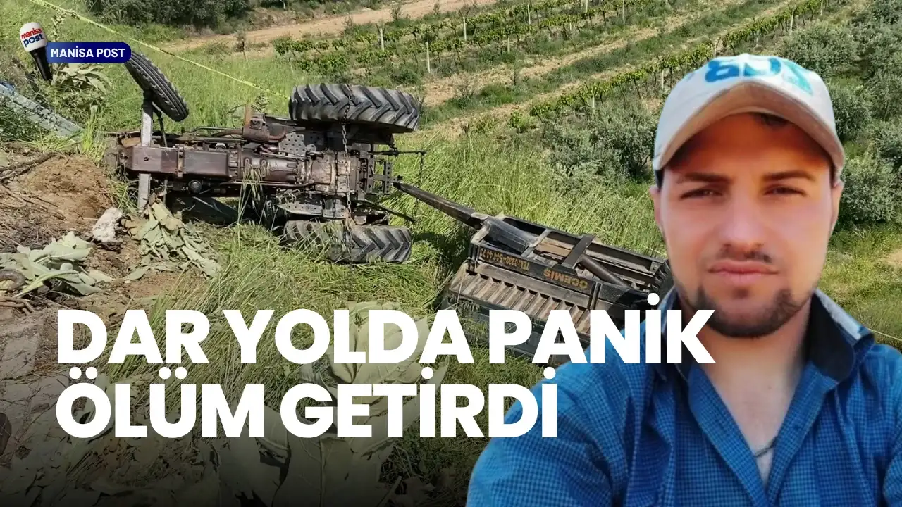 Alaşehir’de Acı Kaza: Yol Verme Manevrası Yapan Genç Sürücü Uçuruma Yuvarlandı