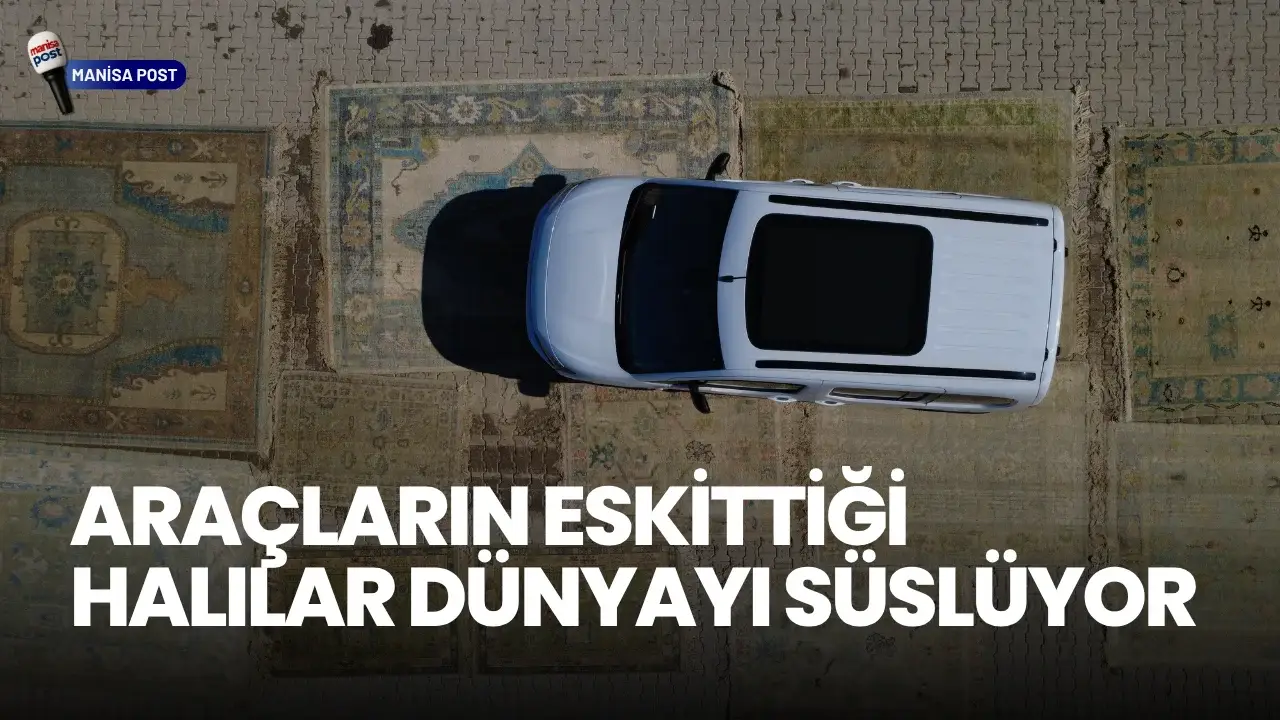 Demirci’de "Yol" Üstü Antika Mesaisi: Araçların Eskittiği Halılar Dünyayı Süslüyor