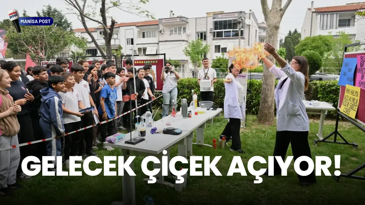 Manisa’da Öğrenciler Bahar Şenliği ile Geleceğe Çiçek Açtı